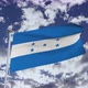 Honduras Flag With Sky 4k - VideoHive Item for Sale
