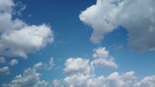 Clouds timelapse on daylight