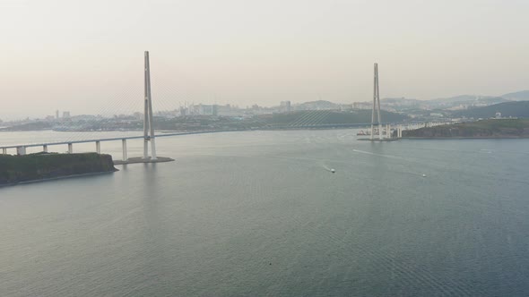 Russian Bridge in the Evening