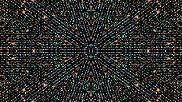 abstract lines colorful light colorfull shining dots round shape black background alt