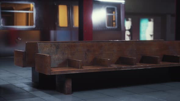 Empty Train Station During the Covid19 Pandemic alt