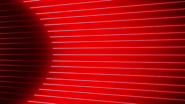 Red color glowing neon light motion background. Vd 311