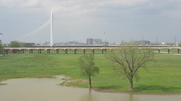 Margaret Hunt Hill Bridge in Dallas