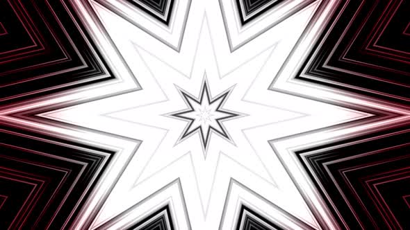 4K Black and White Starlish Pattern Background