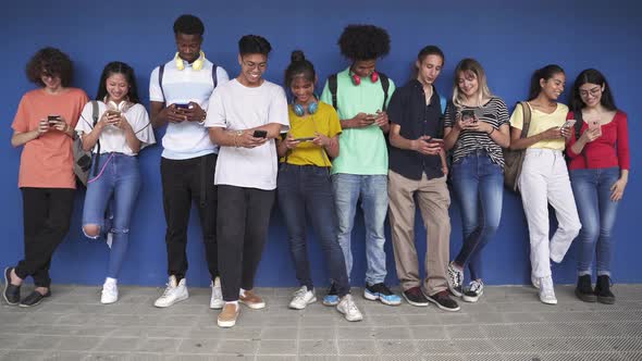 Multi Ethnic Teenager Students with Smart Mobile Phones in Secondary School Social Media Addiction