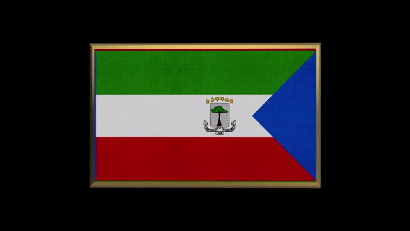 Equatorial Guinea 3D Flag