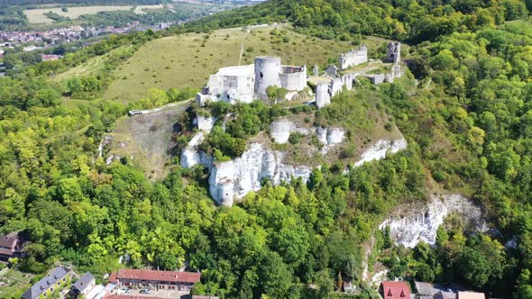 Chateau Gaillard Castle, Les Andelys, Normandy, France