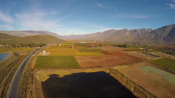 Hexriver Valley in the Cape Province.