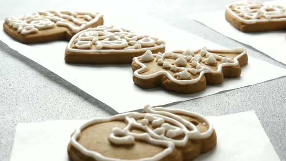 Christmas Holiday Gingerbread Cookie