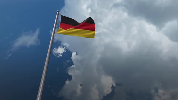 Germany Flag Waving 2K