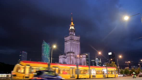 Warsaw Showing the Palace of Culture and Science Building