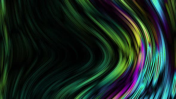 Colorful abstract glowing lines