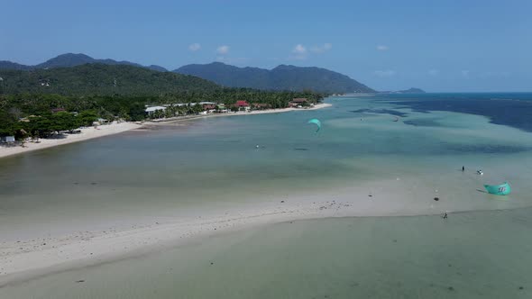 Watersports With Tourists During Summer Holiday In Ko Pha Ngan Southeast Thailand