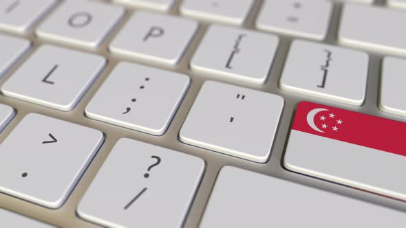 Key with Flag of Singapore Switches To Key with Flag of the USA alt