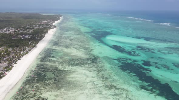 Ocean Landscape Near the Coast of Zanzibar Tanzania