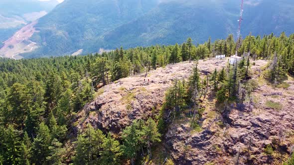 Wesley Ridge Mountain on Vancouver Island Canada