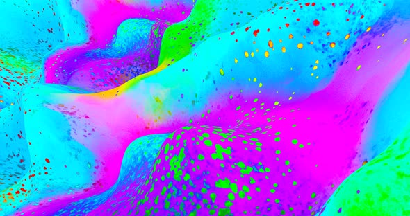 Looped 4k animation. Abstract colorful chill background. Ideal creative modern wallpaper fordesign