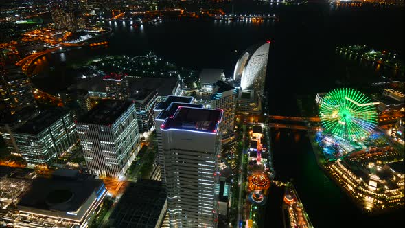 Beautiful building around Yokohama city in Japan