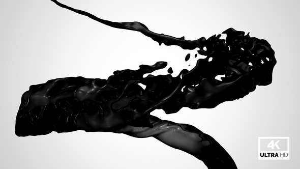 Circle Black Ink Splash V1 alt