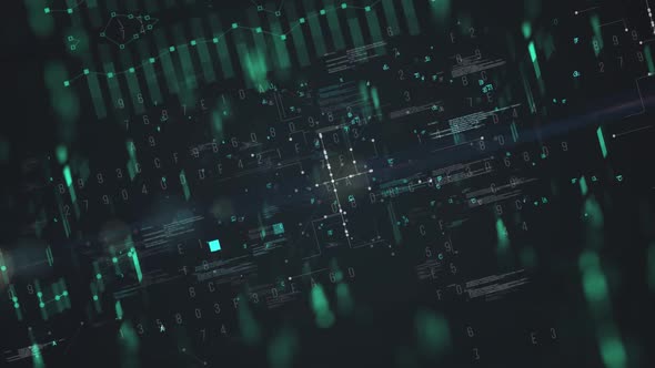 Short SCI FI HD Modern Glitchy Background Modern Motion Graphics with Pattern