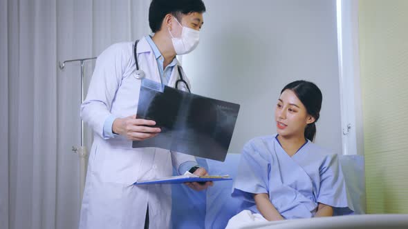 Doctor Checking Patients Xray