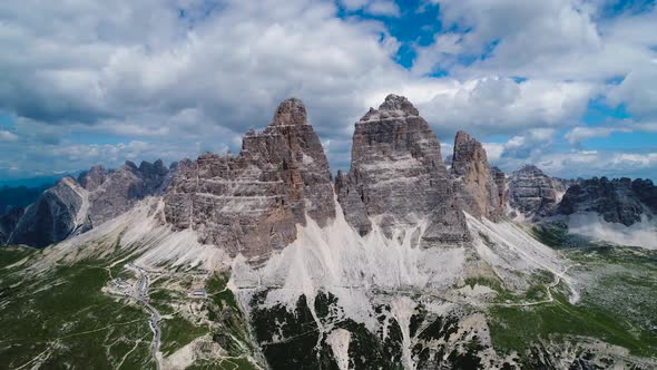 National Nature Park Tre Cime In the Dolomites Alps