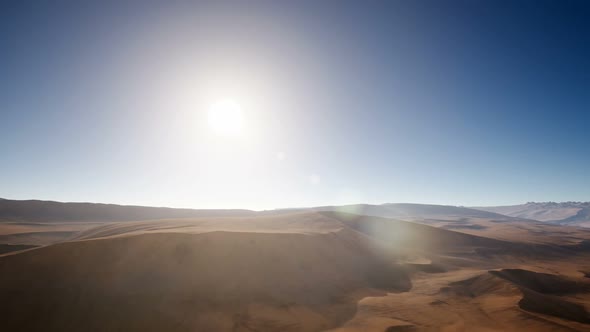 Erg Chebbi Dunes in the Sahara Desert