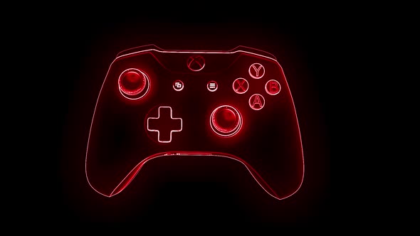 neon game controller