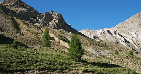 The Izoard pass, Queyras range, Hautes Alpes, France