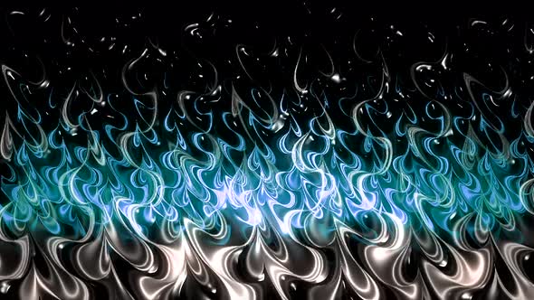 Abstract Burning Flame Background Seamless Loop