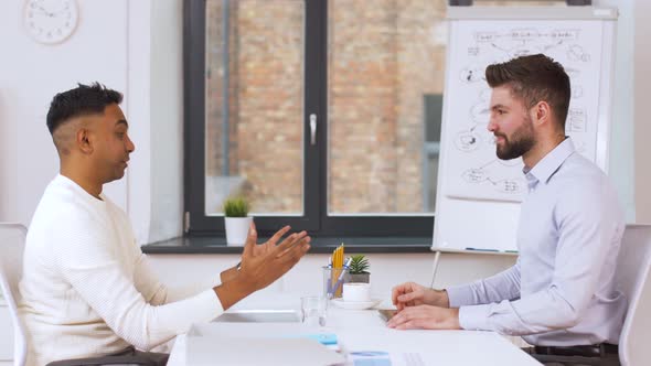 Employer Having Interview with Employee at Office 7