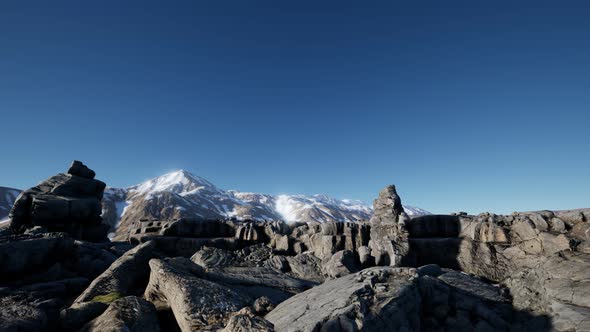 Rock and Stones in Alps Mountains alt