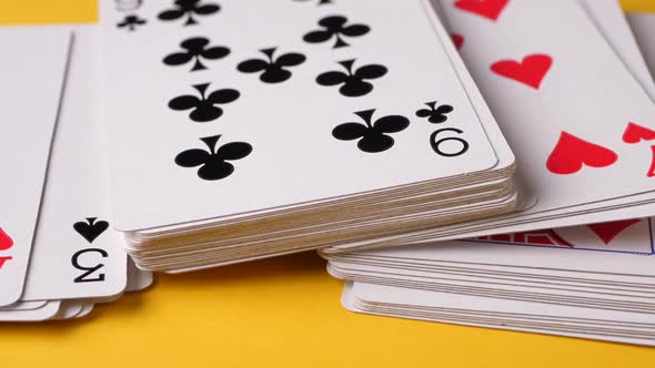 Close-up of  playing cards