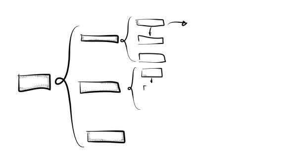 Organizational Chart Sketches (Plain + Colors)