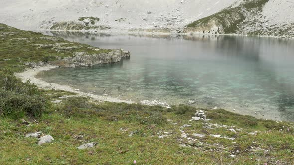 Lake in Yading National Reserve in Daocheng County in the Southwest of Sichuan Province China