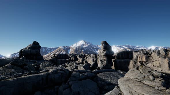 Rock and Stones in Alps Mountains alt