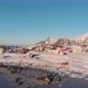 Ramberg wooden house village during winter covered by snow in the Lofoten islands.  - VideoHive Item for Sale