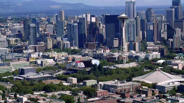 Seattle - City Center Summer Day