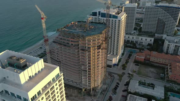 Aerial Footage Four Seasons Private Residences Fort Lauderdale Fl Under Construction