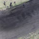 Motocross riders on the track Aerial - VideoHive Item for Sale