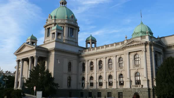 House of the National Assembly of Serbia (Serbian Parliament) in Belgrade