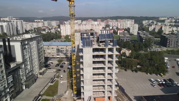 City Development Apartment Construction Site