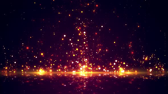 Colorful Starry Night Background 