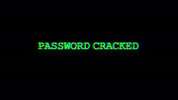 Password Cracked Hacking in white text computer hacking. technolog Network Security, Cyber Security.