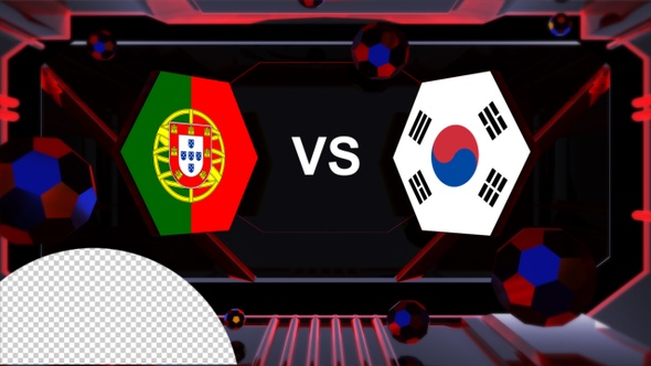 Portugal Vs South Korea Football World Cup Qatar 2022 Vs Card Transition