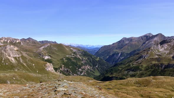 Awesome Landscape of the Grossglockner Mountains in Austria