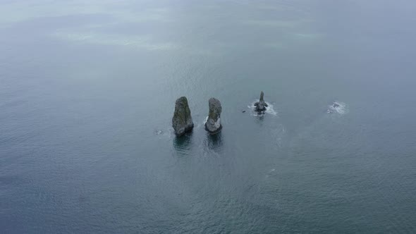 Three Brothers is a Famous Landmark in the Avacha Bay