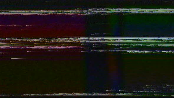 Retro VHS Tracking Damage