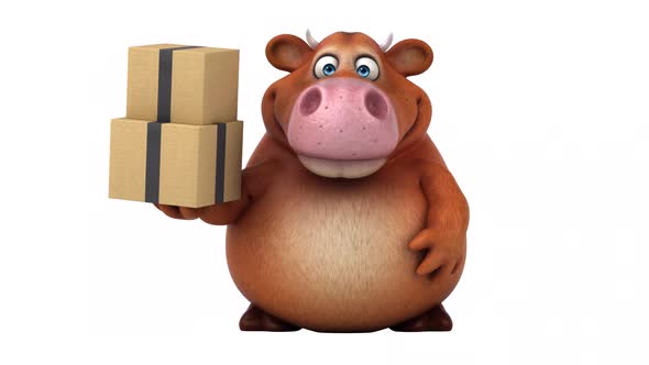 Fun cow - 3D Animation