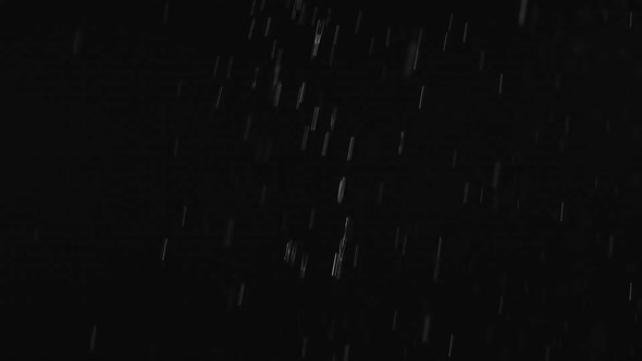 Loop Rain Drops Falling Alpha, Real Rain, High Quality, Slow Rain, Thunder, Speedy, Night, Dramatic